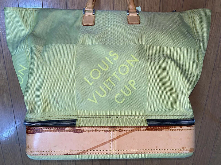 LOUIS VUITTON American cube Damier Geant handbag canvas leather Vuitton Cup 2WAY
