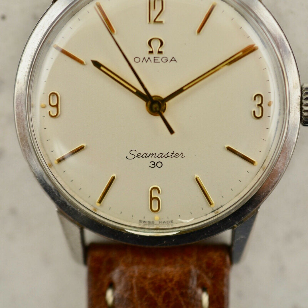 C.1963 ヴィンテージ オメガ シーマスター 30 腕時計 型番 135.007-63 Cal. Ω 286 スチール製