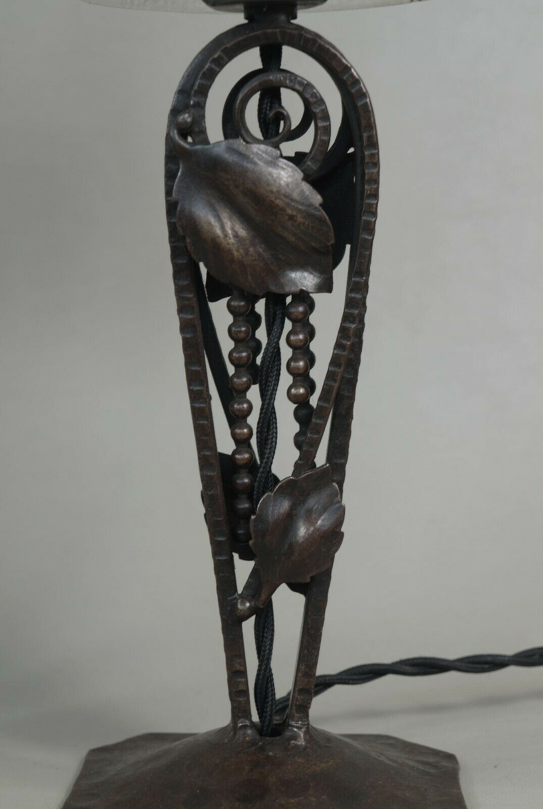 MULLER FRERES : pair FRENCH 1930 ART DECO LAMPS ..... lamp 1925 France degue era