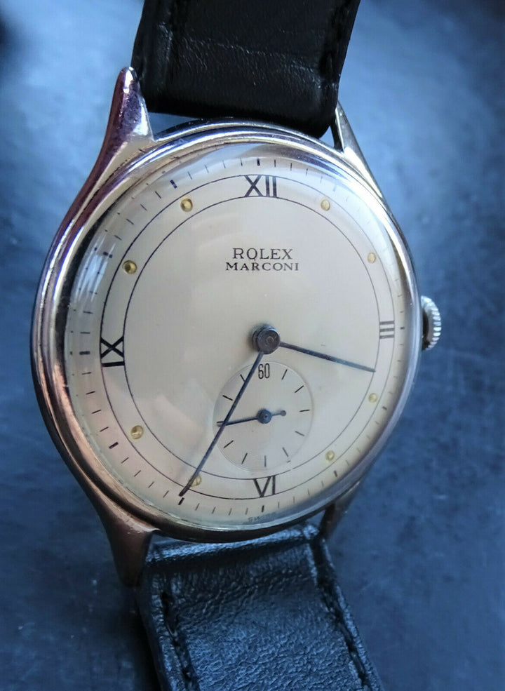 Rolex ♛ Marconi Vintage Elegant Rare Luxury Collectors Men's Watch from 1935s