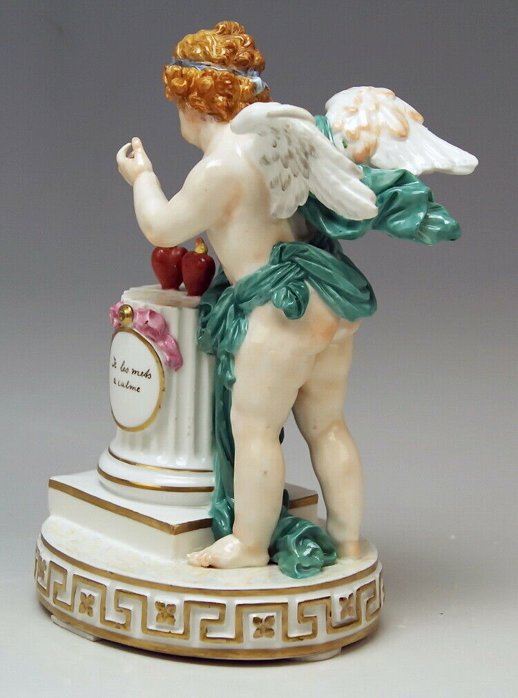 マイセン MEISSEN 邁森 DEVISEN KIND ACIER FIGUR JE LES METS A CALME MNR: G29 UM 1780