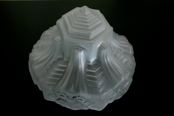 original Muller Freres Art Deco Leuchter in perfektem Zustand, signiert