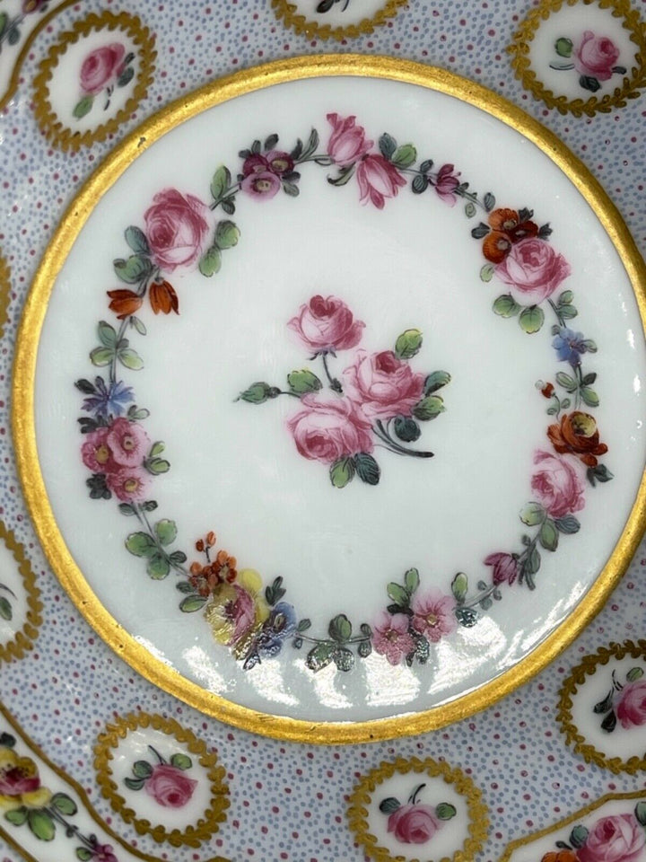 Important Rare Museum Empire Sevres Cup and saucer 1770 François Drand