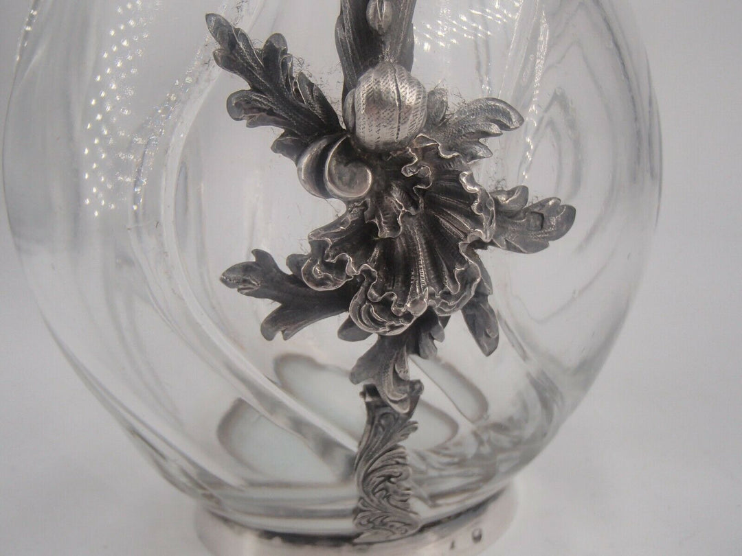 Cardeilhac belle ewer in solid silver and vermeil king post minerva louis xv