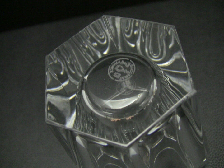 Baccarat Crystal HARCOURT 12 oz Tumblers Glasses 5 1/4" Thick Base / Set of 4