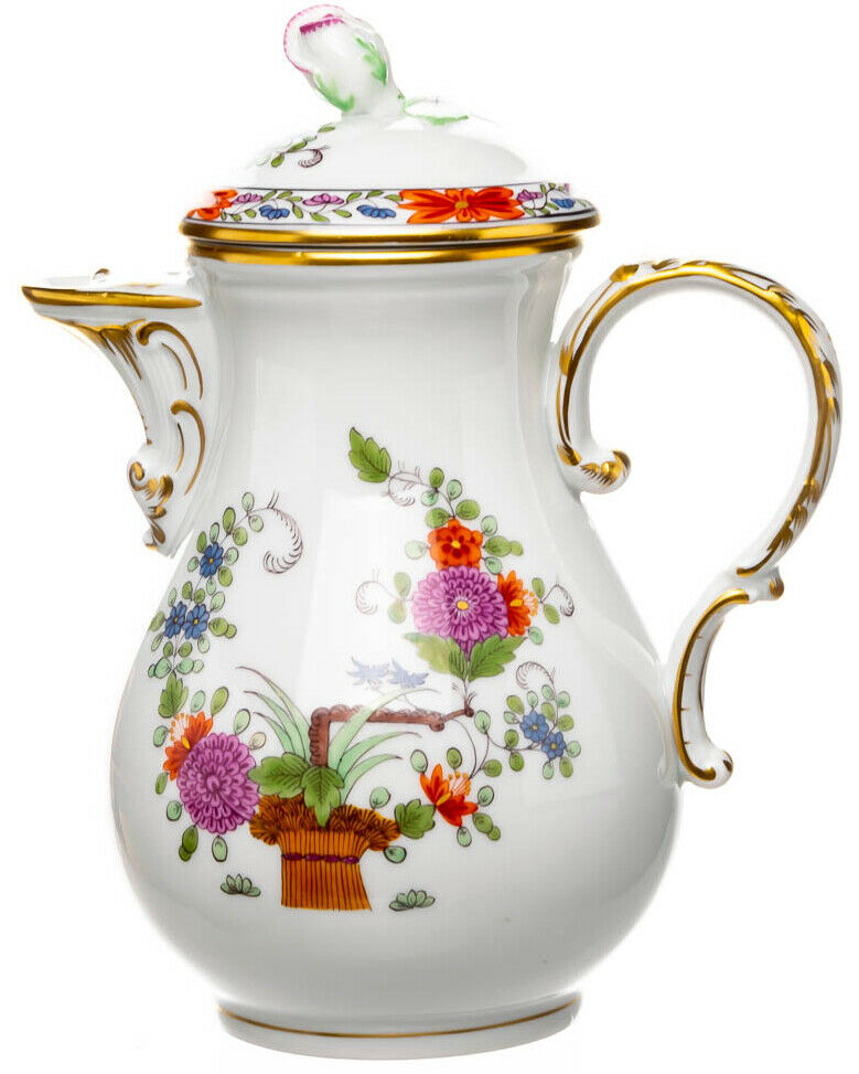 Mokkakanne Garbemuster mit Kante Meissen Neuer Ausschnitt Modell 00692 1. Wahl