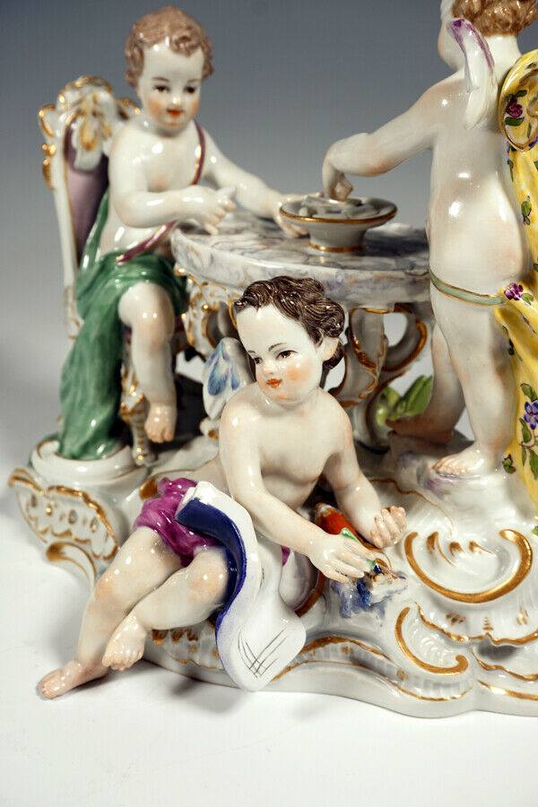 マイセン人形(MEISSEN)「愛のくじ引き」