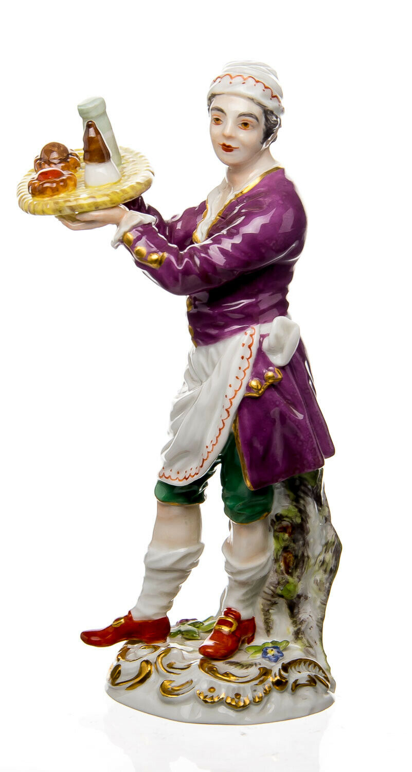 マイセン人形　レモネード売り　パリの物売りシリーズ　塗装済み　4級品(社員向け品)