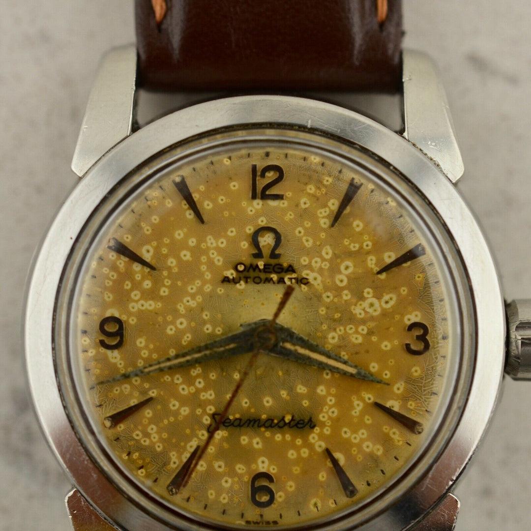 C.1954 ヴィンテージ オメガ シーマスター 腕時計 Cal. Ω 470 型番 2828-4 SC スチール製