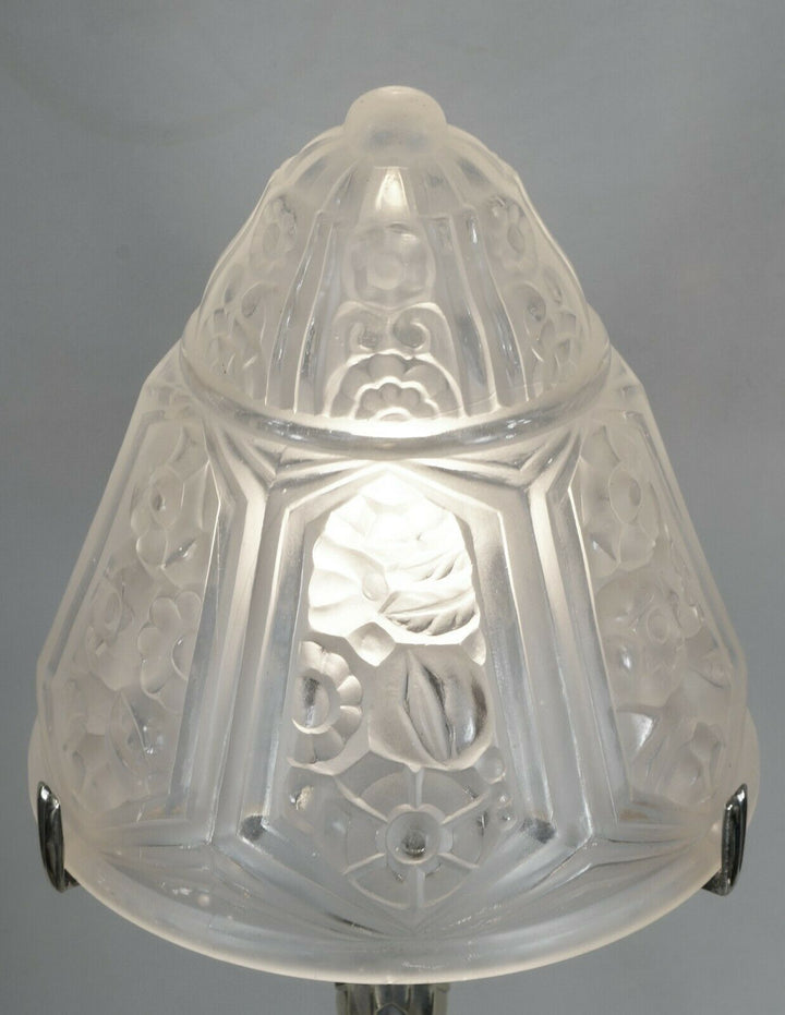 ムーソン　 大きなアールデコランプ　フランス製　アノー