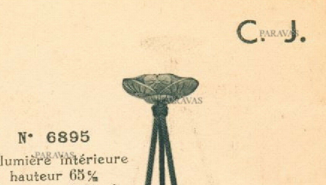 JAMAIN & FRONTISI : French 1930 art deco pendant ........ chandelier lamp France