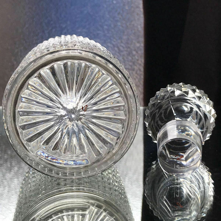 Baccarat diamant biseau perfume bottle flacorn crystal glass