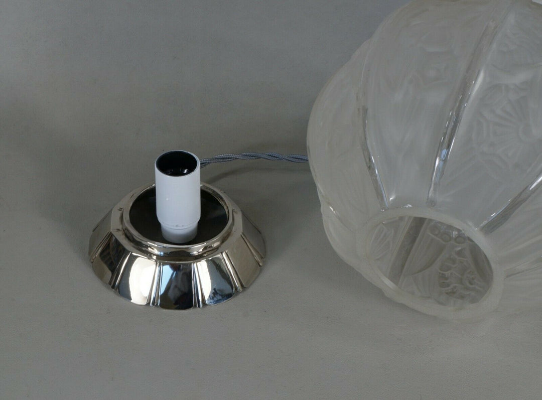 HANOTS : a French 1930 ART DECO LAMP ........ muller degué daum era France 1925