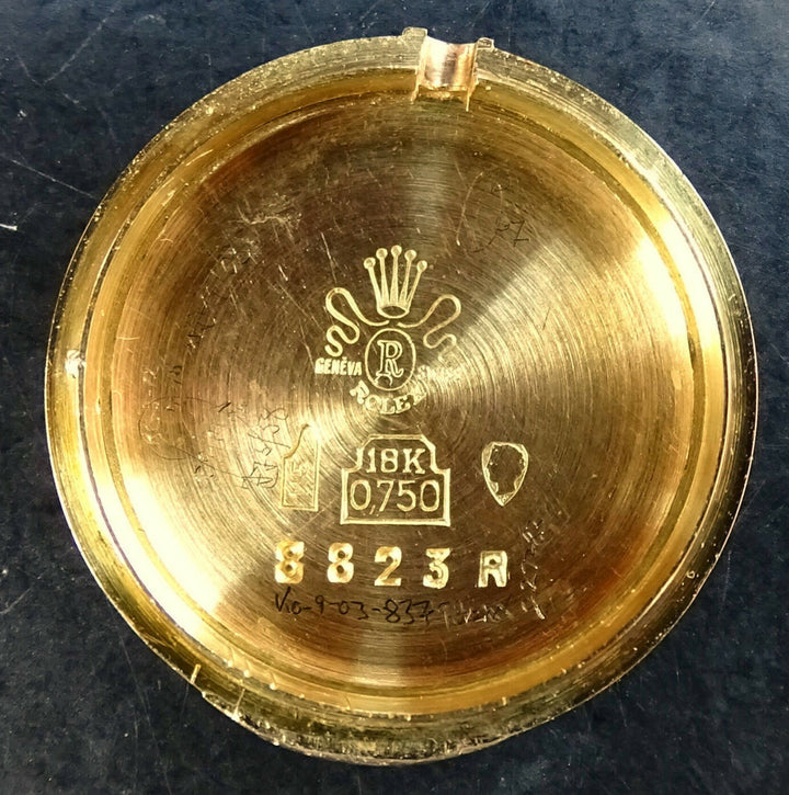 Rolex ♛ Precision 8823 Pink Gold 18C 750 Vintage Ledie's Luxury Watch 1950 Box