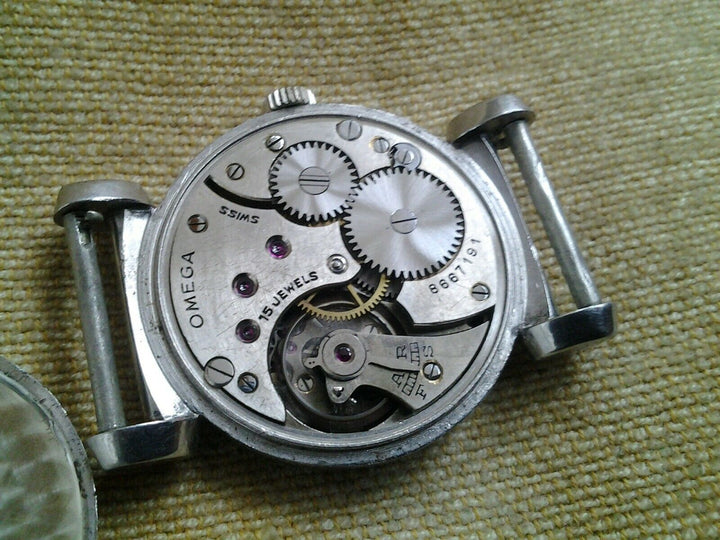 Omega 26.5 Sob t2 scarab crab art deco vintage 1937