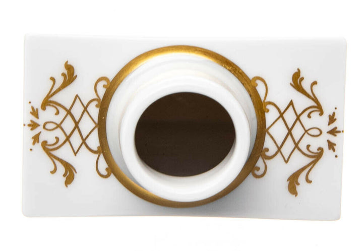 Teedose mit Storchdekor Meissen Neuer Ausschnitt 1. Wahl nach 1970