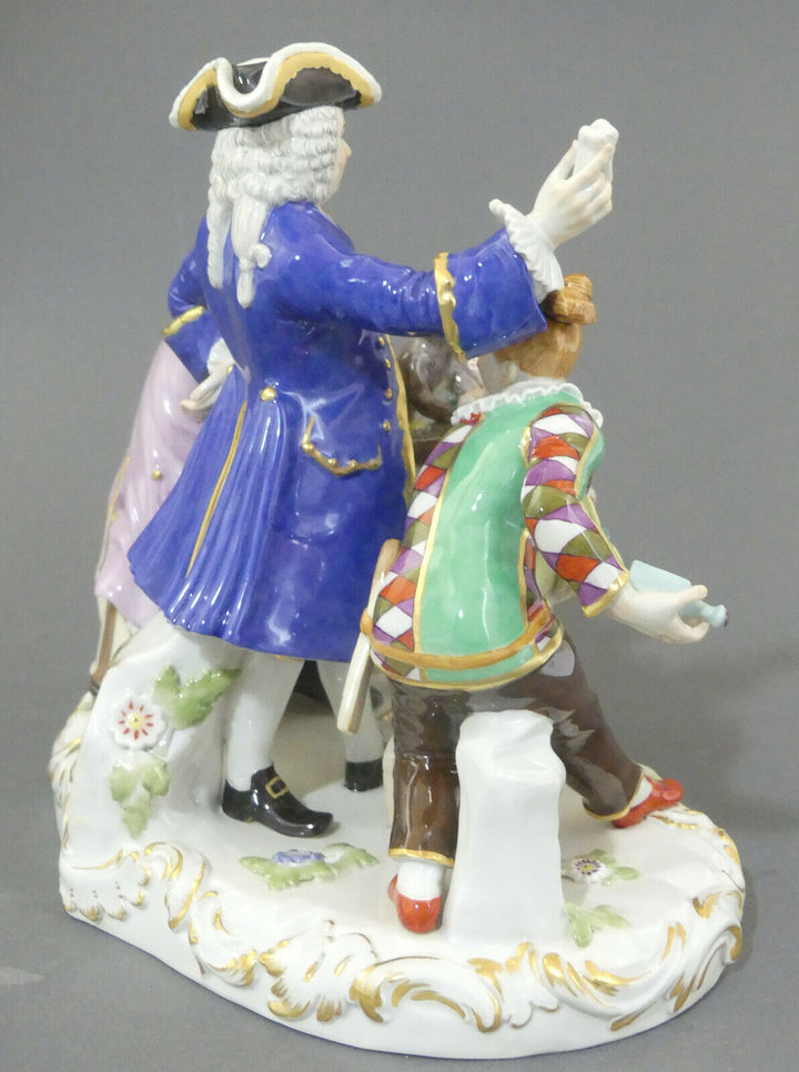 マイセン 人形 グループ フィギュリン モグリの歯医者 病人 ひょうきん