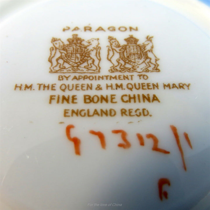 パラゴン　オールピーチ＆ゴールドハンドル　パラゴンティーカップ＆ソーサーセット