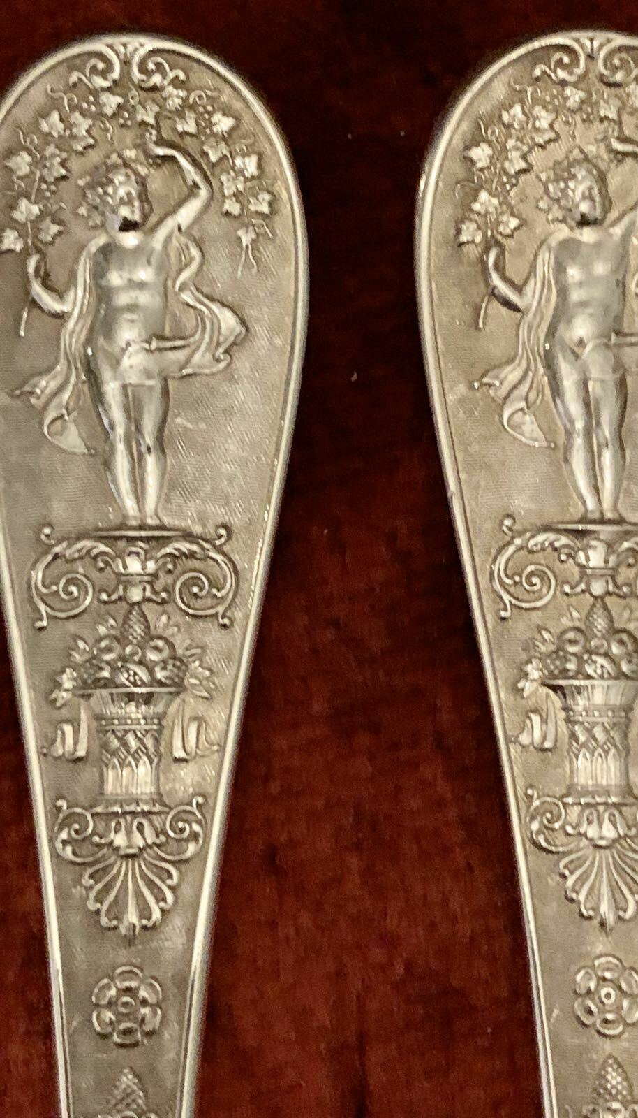 Odiot Napoleon silver serving set 59 pieces
