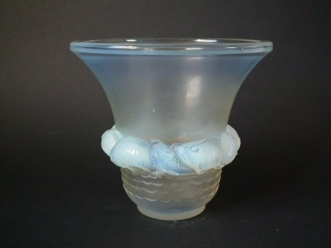 Rene Lalique Opalescent Glass 'Piriac' Vase