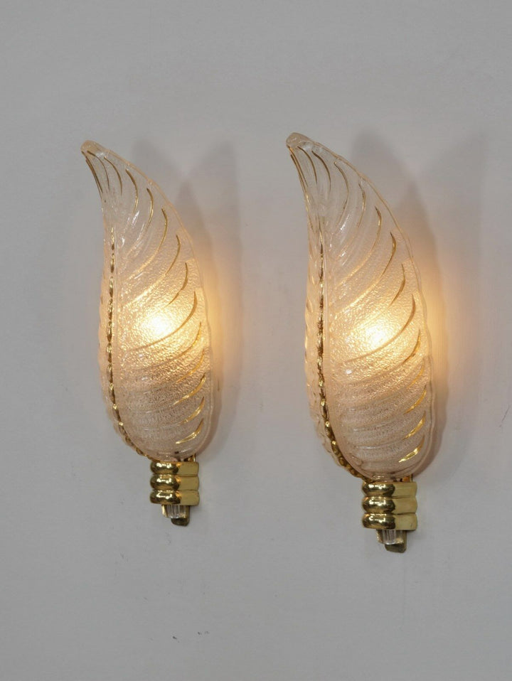 PETITOT : PAIR OF FRENCH ART DECO WALL SCONCES . lights . Gauthier EJG Ezan 1930