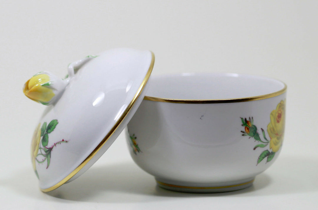 マイセン(Meissen)　モカサービス15点セット　イエローローズ　白磁　2級品