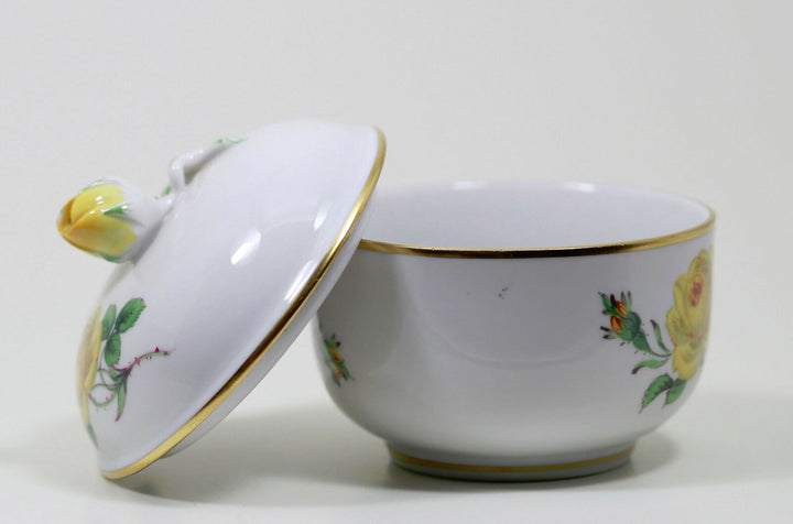 マイセン(Meissen)　モカサービス15点セット　イエローローズ　白磁　2級品