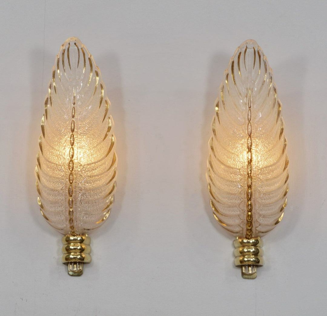 PETITOT : PAIR OF FRENCH ART DECO WALL SCONCES . lights . Gauthier EJG Ezan 1930