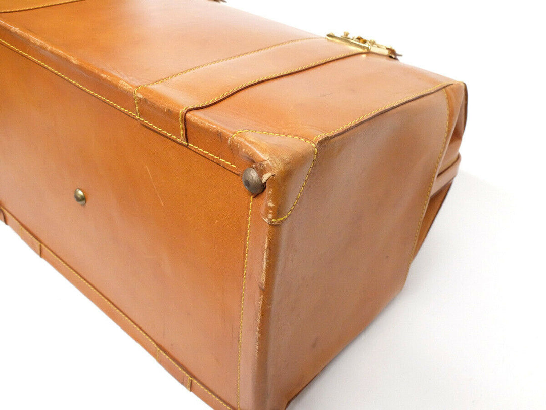 AUTH LOUIS VUITTON SPO Doctor Bag Travel Case Hand Bag Caramel Nomade