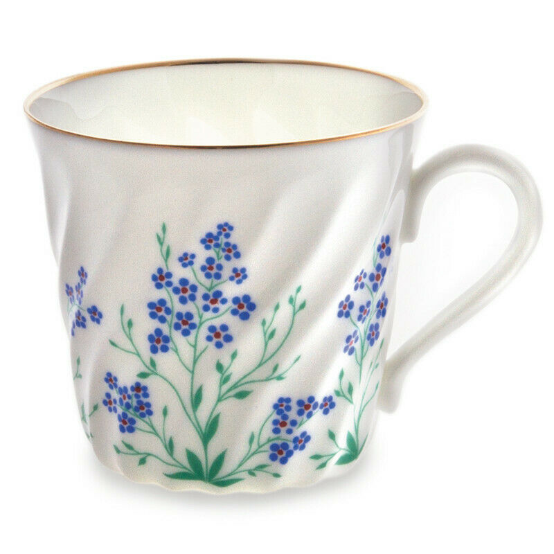 By the Brook Bone China Coffee Cup & Saucer by Lomonosov Imperial Porcelain LFZ