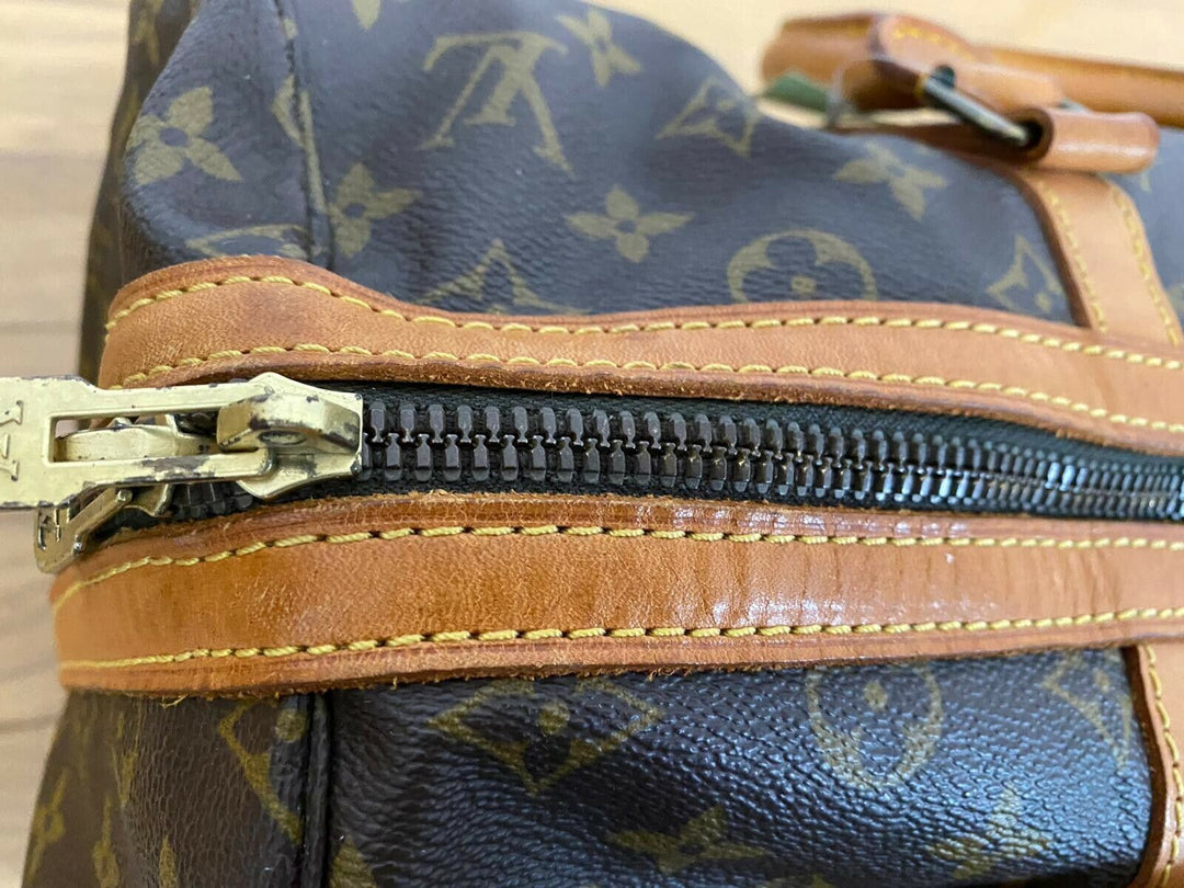 AUTH Louis Vuitton Monogram Sac Sport M41444 Boston Bag Travel Bag LV
