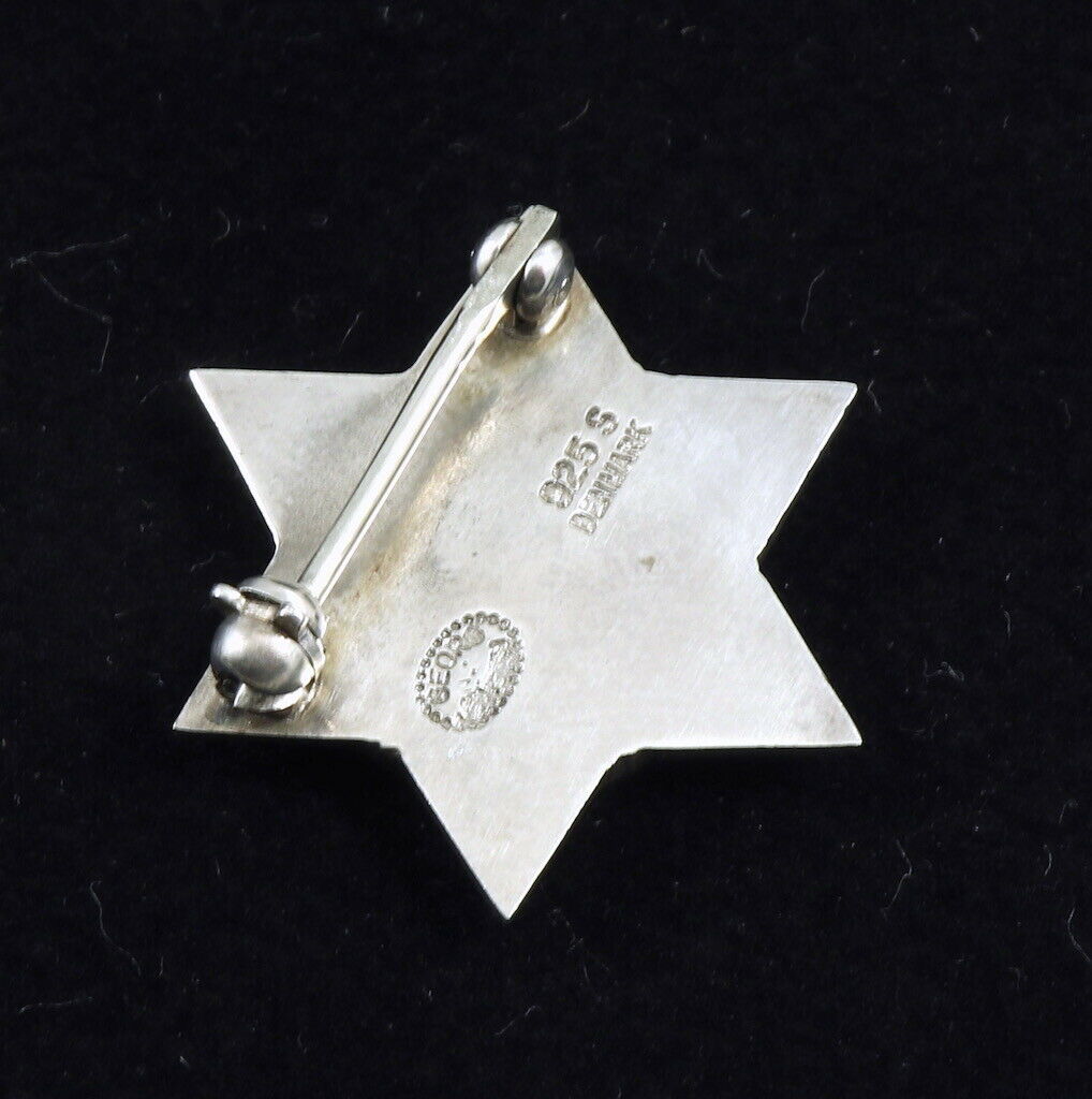 Georg Jensen. Sterling Silver 'Star' Brooch.