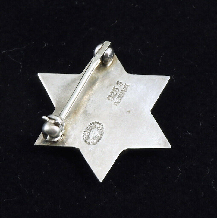 Georg Jensen. Sterling Silver 'Star' Brooch.
