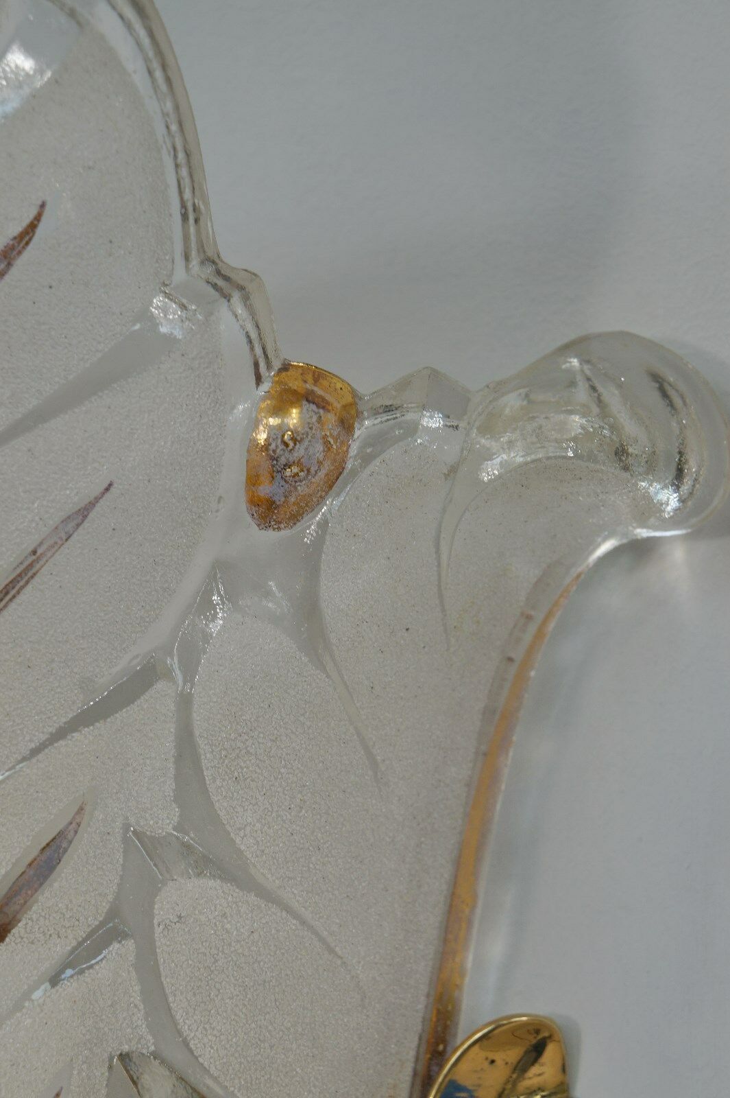 Gauthier EJG EZAN : PAIR OF FRENCH ART DECO WALL SCONCES .. lamp 1930 muller era