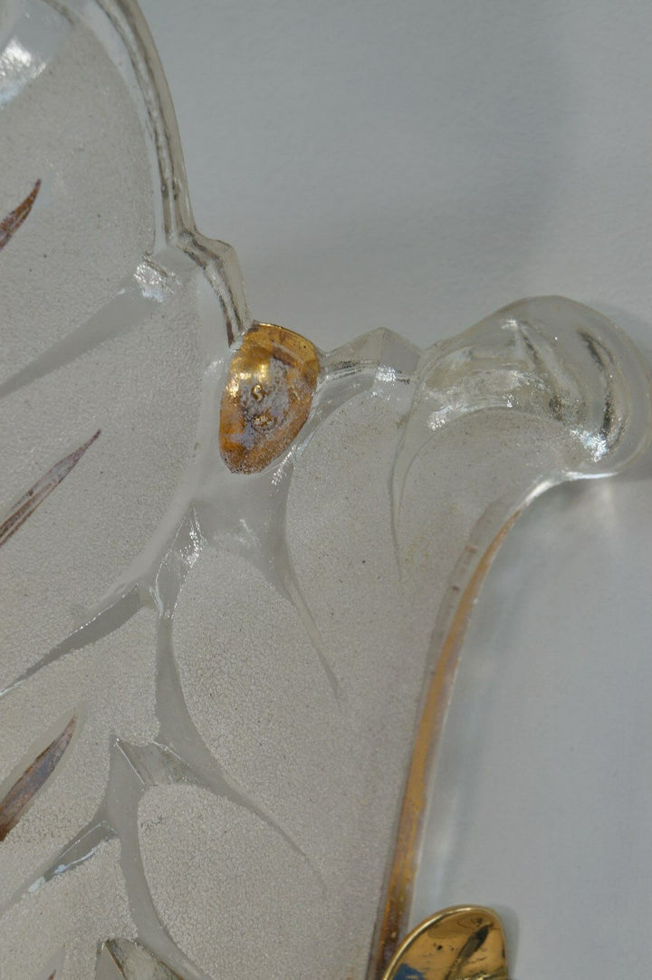 Gauthier EJG EZAN : PAIR OF FRENCH ART DECO WALL SCONCES .. lamp 1930 muller era