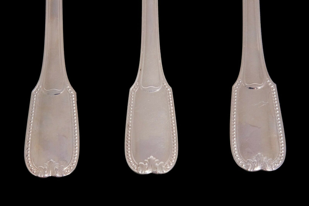 CHRISTOFLE CARDEILHAC French Sterling Silver Flatware In CHEST JOUBERT 138 PS