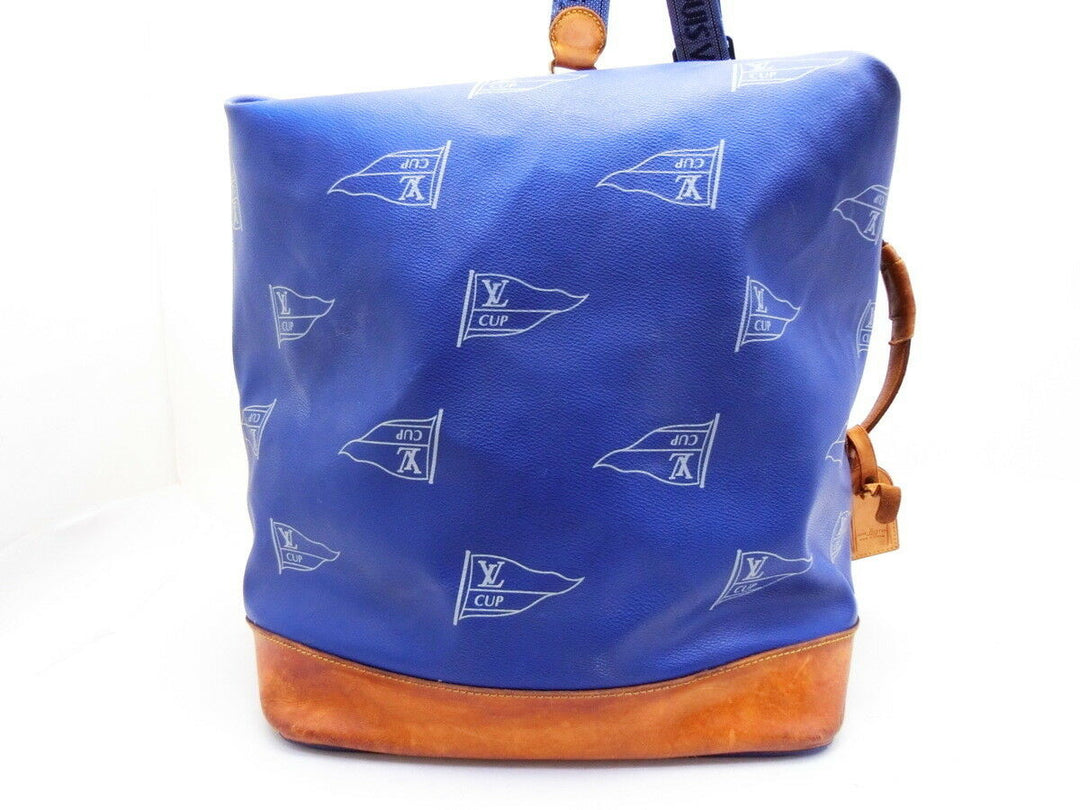 AUTH LOUIS VUITTON CUP 1992 BOSTON BLUE SAC MARIN LUGGAGE TRAVEL BAG LV36