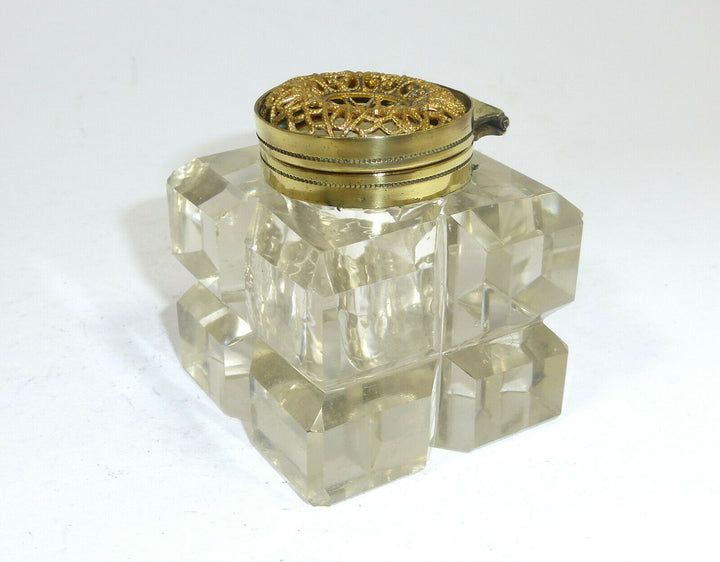 Tintenfass um 1900 Baccarat Frankreich