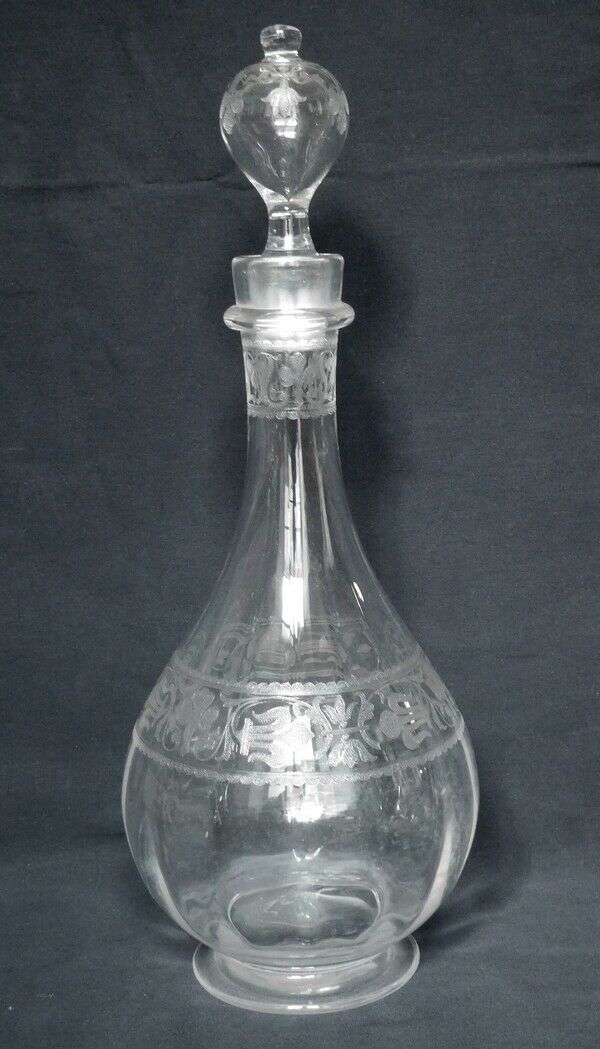 CARAFE BACCARAT CRYSTAL MODEL RENAISSANCE 1907