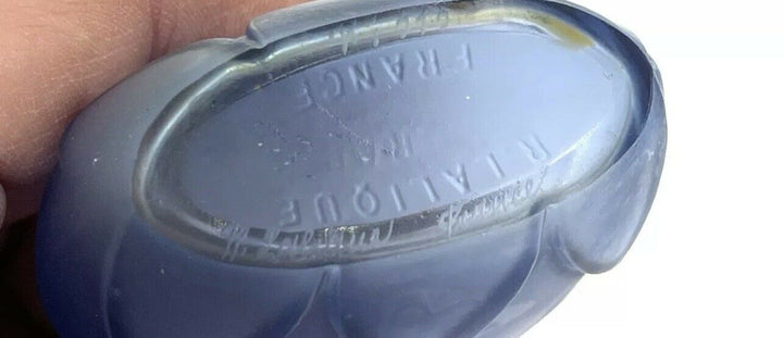 ルネ・ラリック　ガラス香水瓶　 マルキラ サファイアブルー