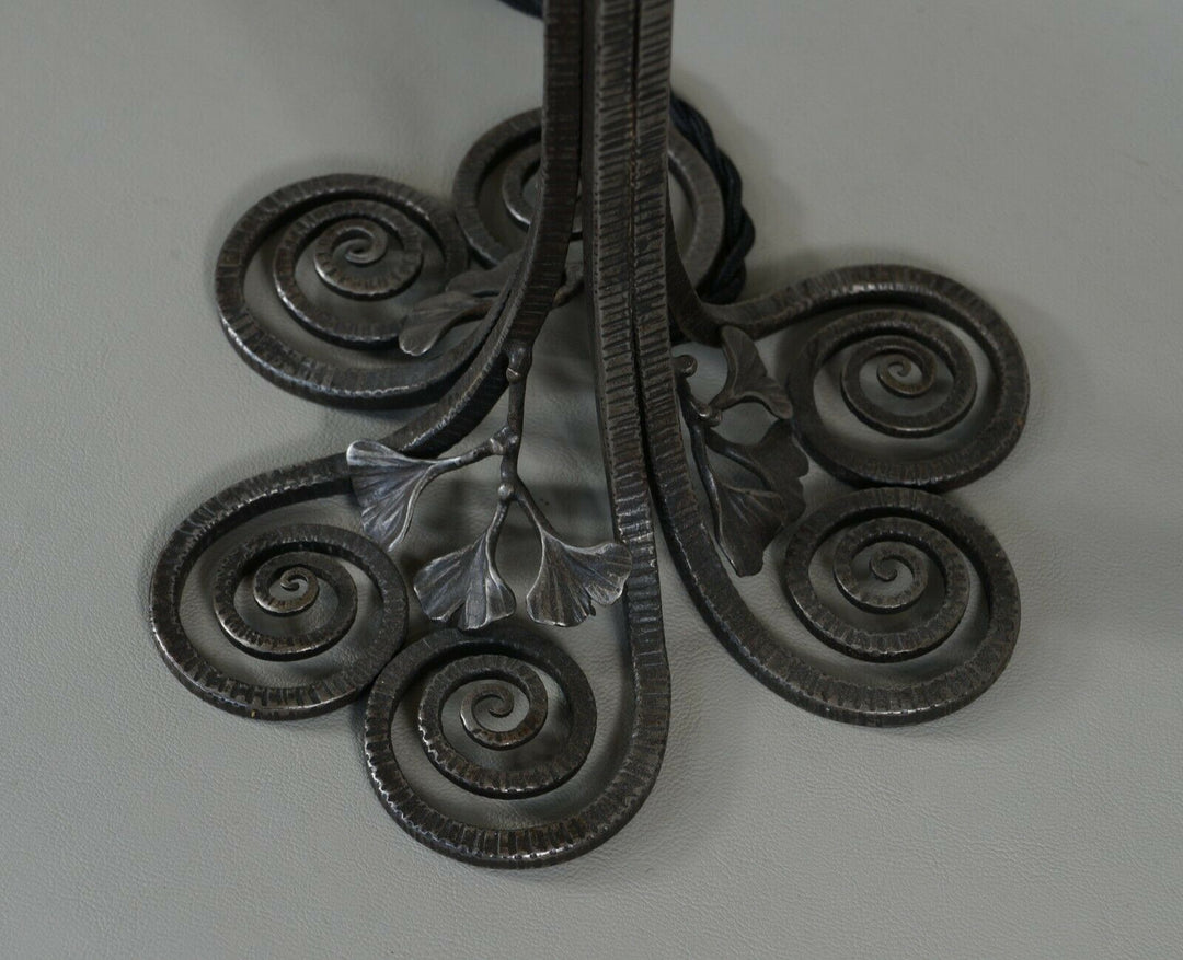 EDGAR BRANDT & DAUM : A LARGE 1925 FRENCH ART DECO LAMP .......... 1930 France