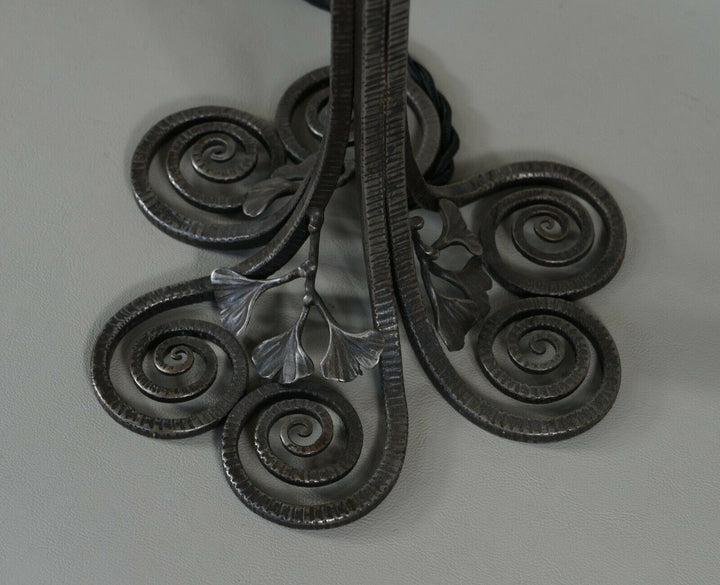 EDGAR BRANDT & DAUM : A LARGE 1925 FRENCH ART DECO LAMP .......... 1930 France