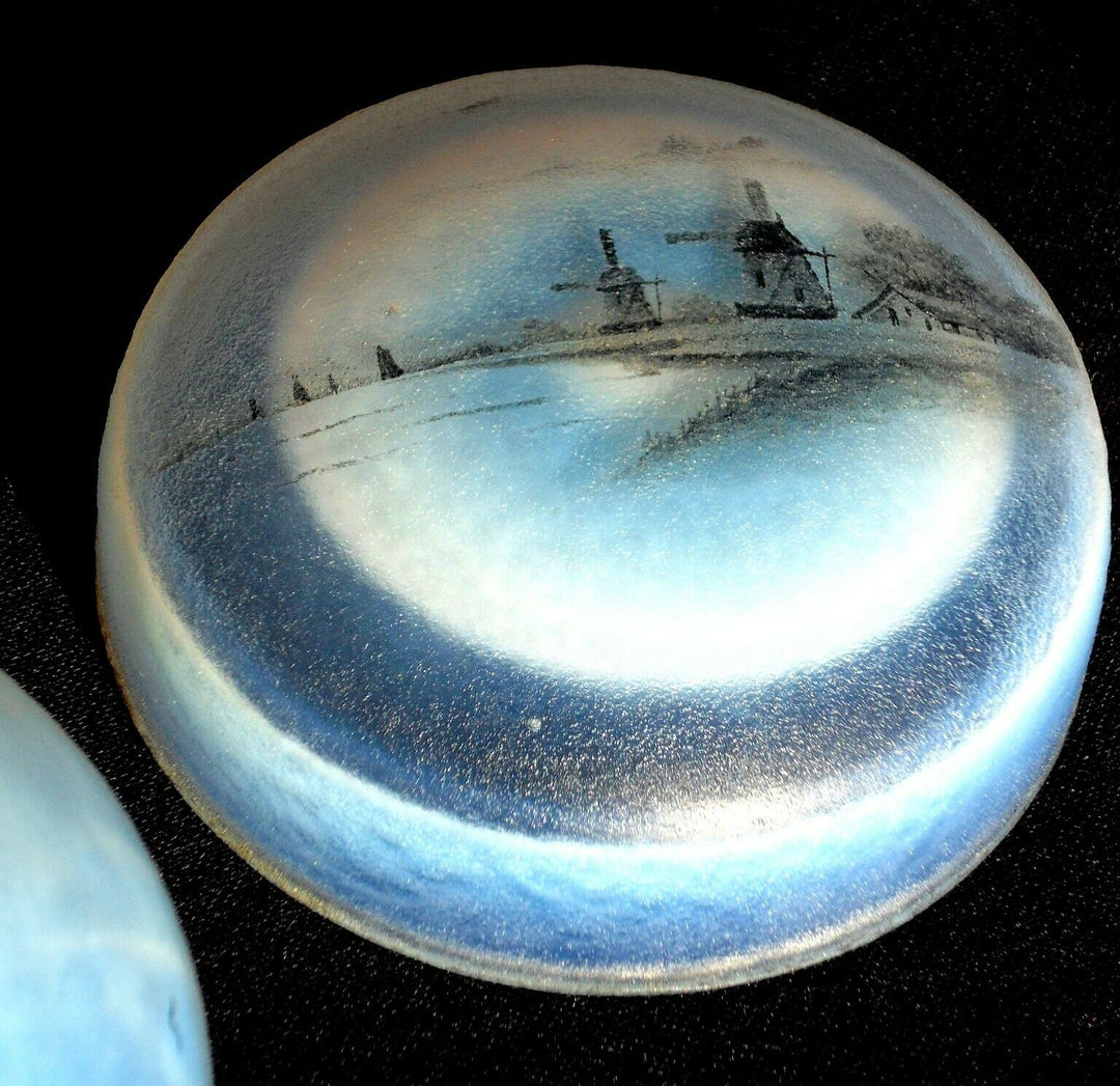 Belle boite Daum, decor hollandais, parfaite, era 1890-1896 galle vase
