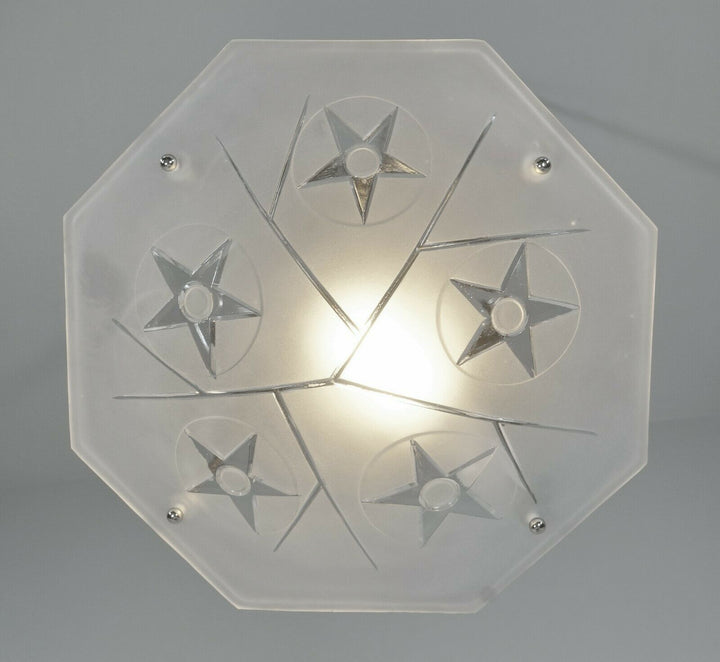 DEGUE : LARGE FRENCH 1930 ART DECO PENDANT CHANDELIER ... lustre lamp muller era