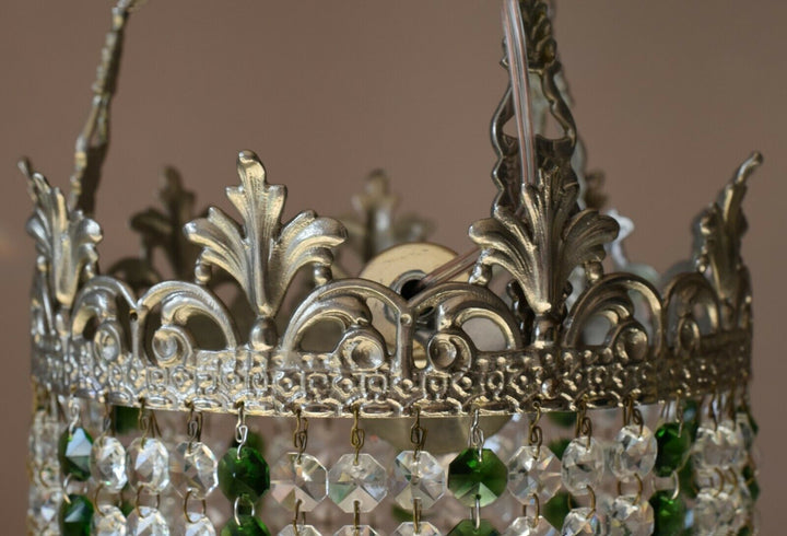 French Empire Chandelier, Antique Style Vintage Hallway Lighting, Lamp Pendant
