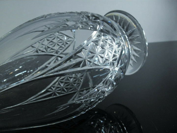 Antique Large Carafe Crystal Size Moulded Epiron Baccarat Front 1936