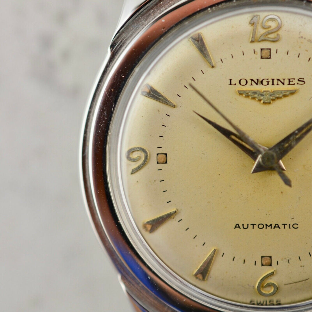 1951年　ヴィンテージ ロンジン “セイタケ“　ブレゲダイアル　腕時計22AS 参考番号6280-3 スチール製