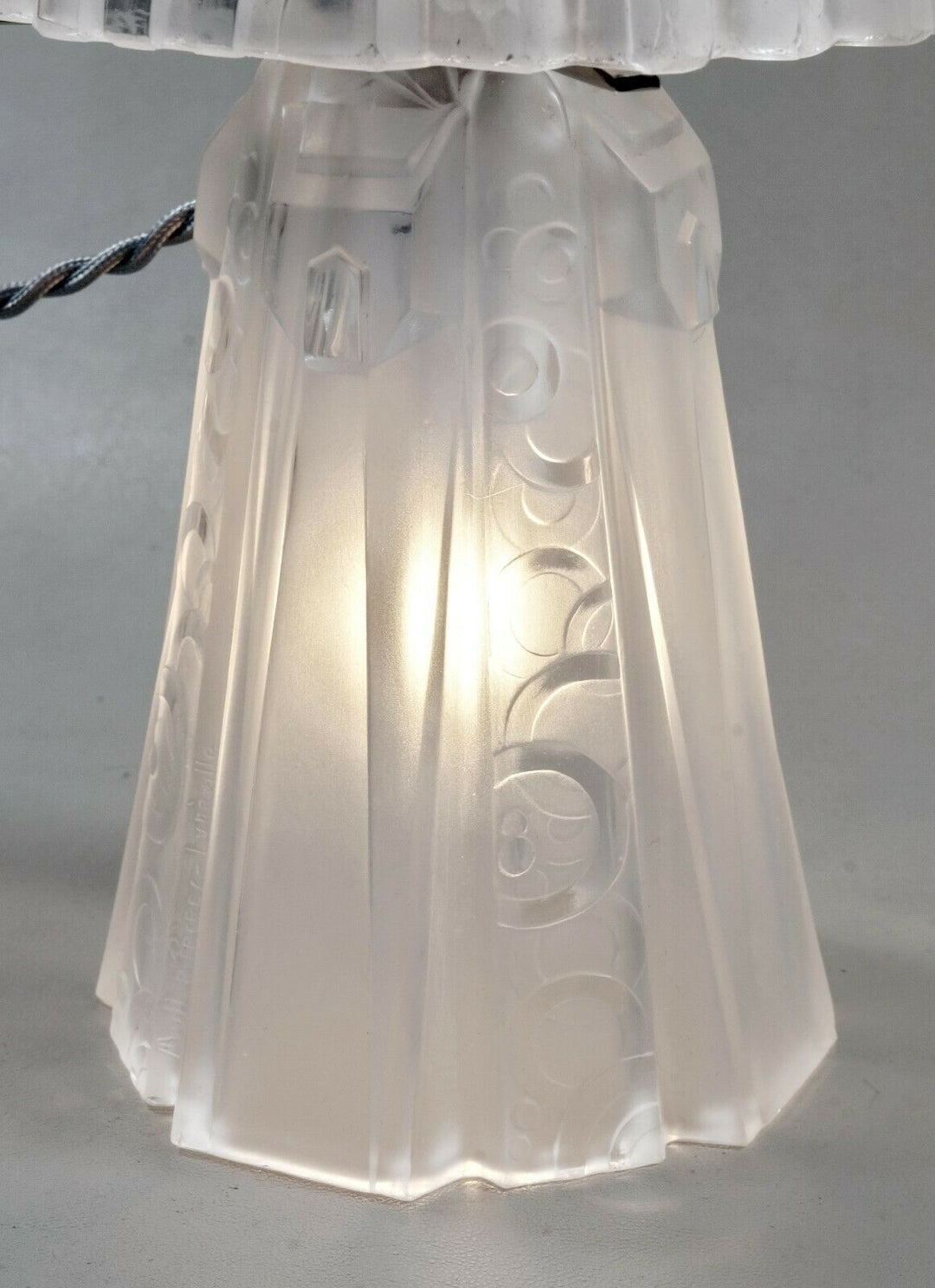 ミューラー兄弟　フランス　アールデコ調　マッシュルーム型ランプ　1930年