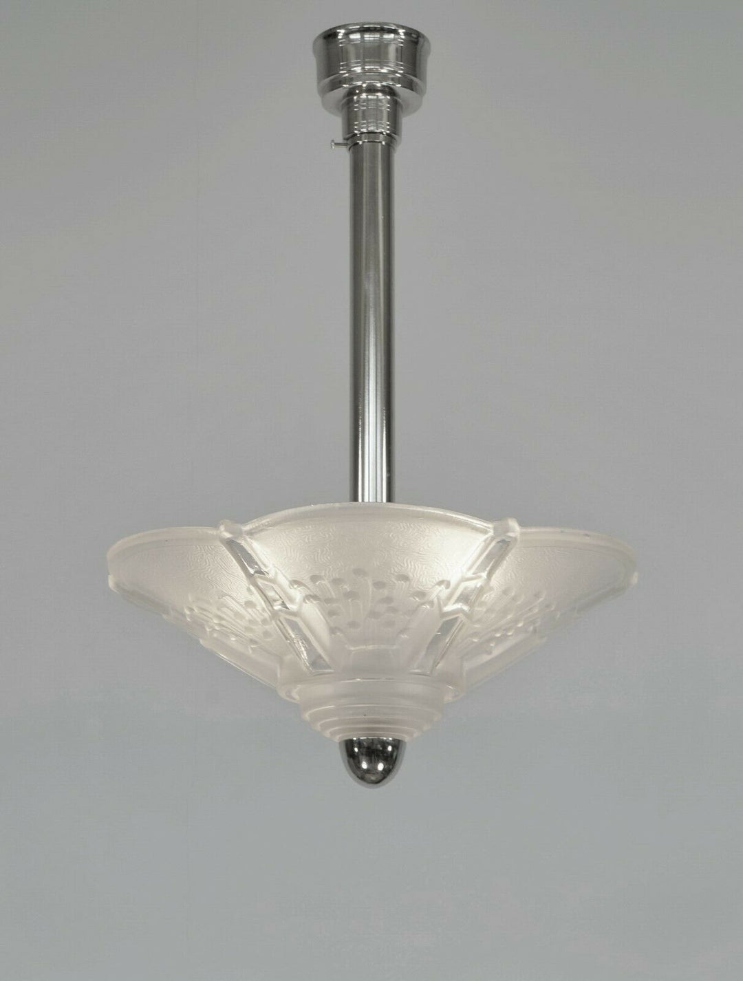 MULLER FRERES : FRENCH ART DECO CHANDELIER .... lustre pendant lamp 1930