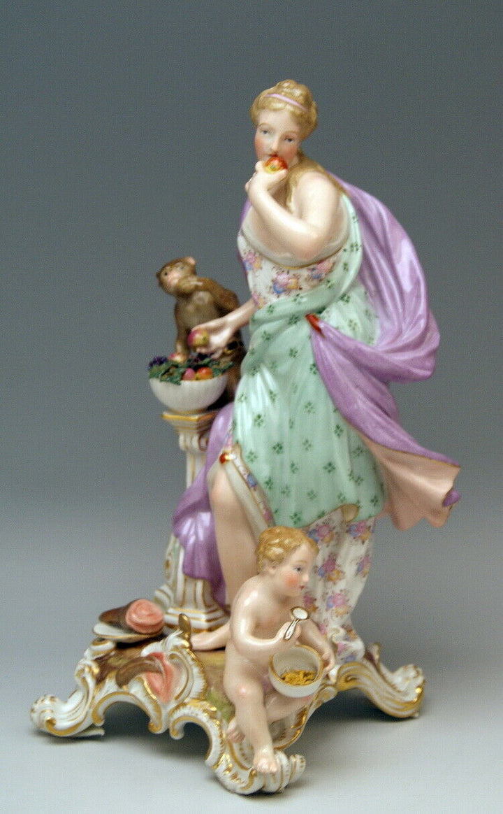 邁森 MEISSEN マイセン FIGUR SERIE 5 SINNE DER GESCHMACK EBERLEIN MNR: 1042 UM 1870